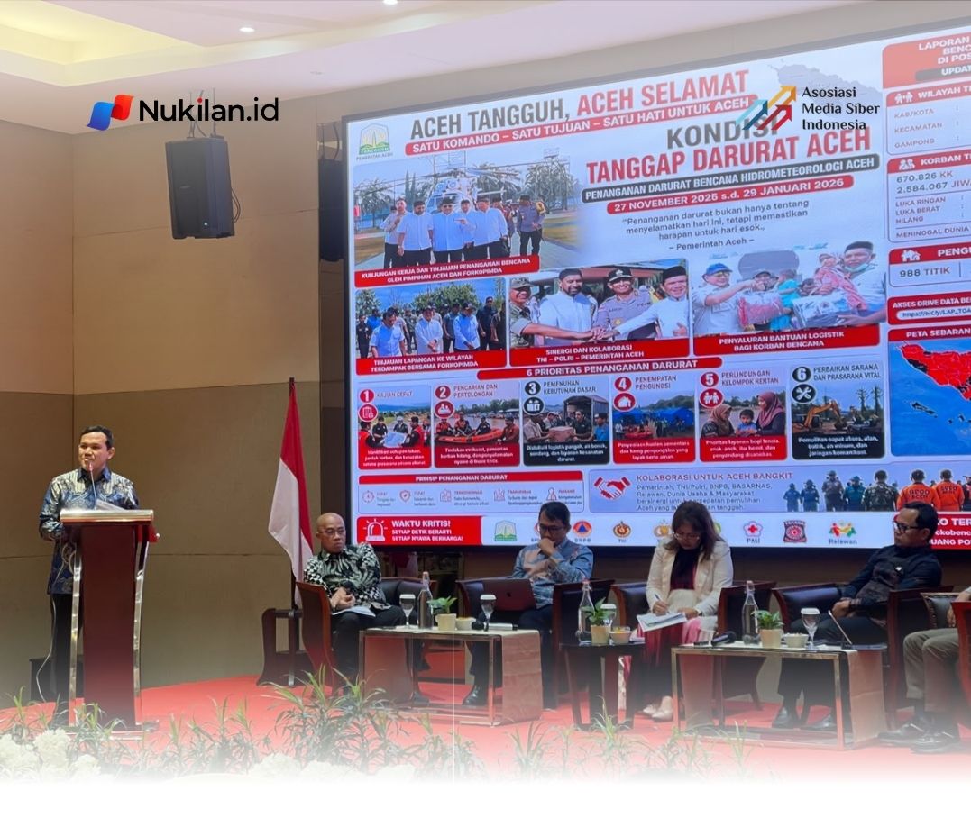 Wakil Gubernur Aceh Fadhlullah alias Dek Fadh saat mengikuti Rapat Anggota DPD RI Subwilayah Barat I yang membahas sejumlah persoalan strategis di kawasan Sumatera. Pertemuan berlangsung di Hotel Wyndham Panbil, Batam, Jumat (11/9/2026). (Foto: For Nukilan)