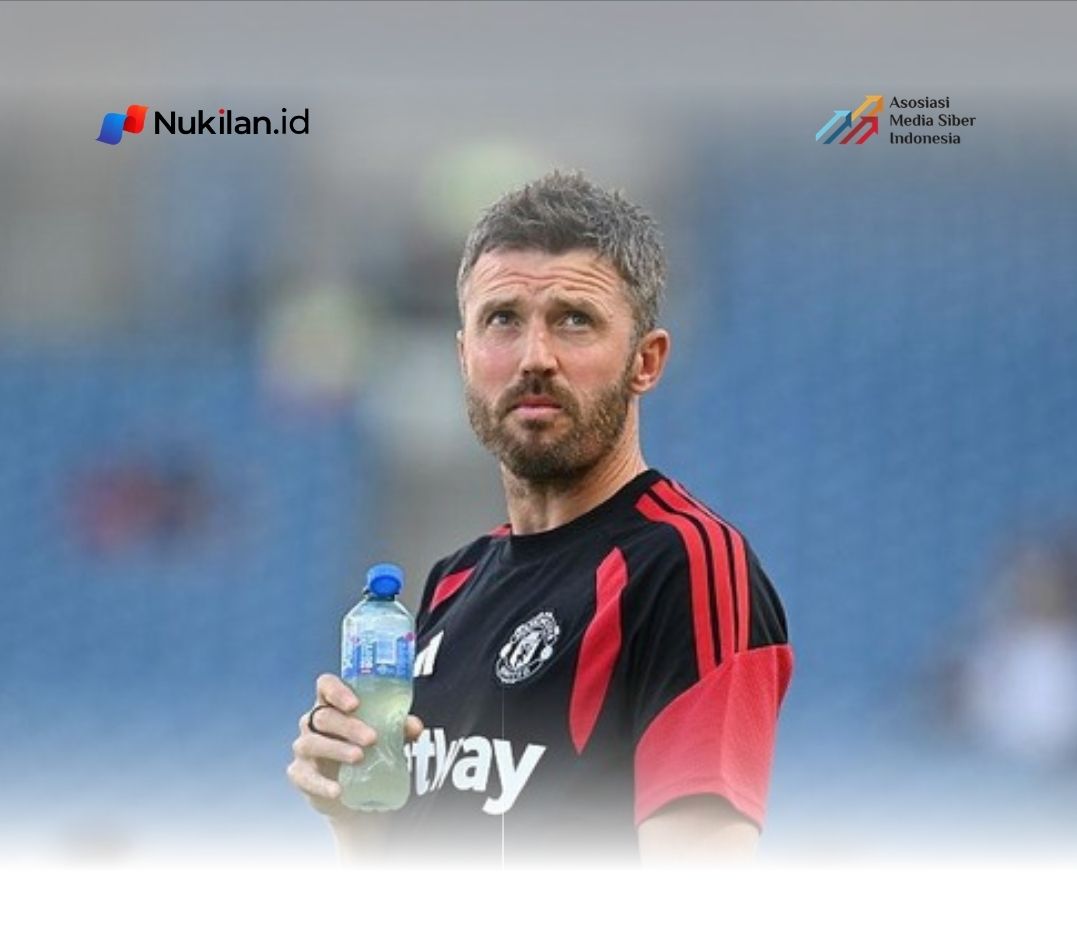 Pelatih Manchester United, Michael Carrick. (Foto: Getty Images/Charles McQuillan)