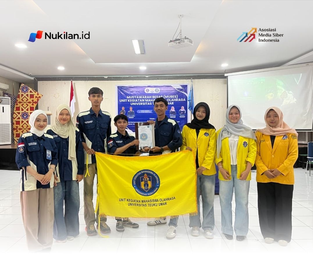 Musyawarah Besar (Mubes) Unit Kegiatan Mahasiswa (UKM) Olahraga Universitas Teuku Umar (UTU) Tahun 2026 menetapkan Muhammad Fikri Maulana sebagai Ketua Umum periode 2026–2027. (Foto: For Nukilan)