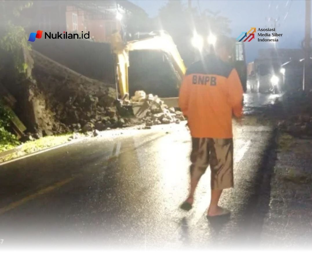 Longsor Susulan Robohkan TPT Jalan Nasional di Aceh Tengah