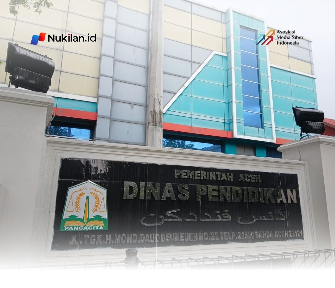 Gedung Dinas Pendidikan Aceh. (Foto: Nukilan/Tibrani)