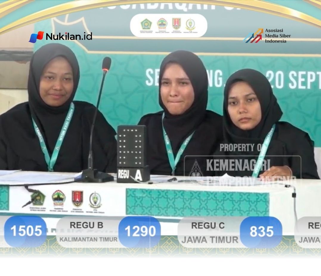 Tim Fahmil Qur’an Putri Provinsi Aceh berhasil meraih juara pertama pada Musabaqah Tilawatil Qur’an (MTQ) Nasional ke-31 Tahun 2026. (Foto: For Nukilan)