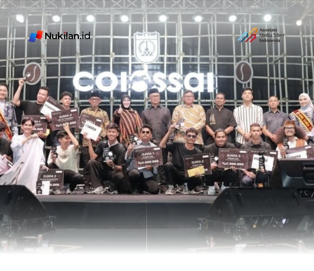Wali Kota Banda Aceh Illiza Sa’aduddin Djamal menutup rangkaian Banda Aceh Colossal Coffee Experience (BACCE) 2026 di Lapangan Blang Padang, Banda Aceh, Minggu (20/9/2026) malam. (FOTO: FOR NUKILAN)