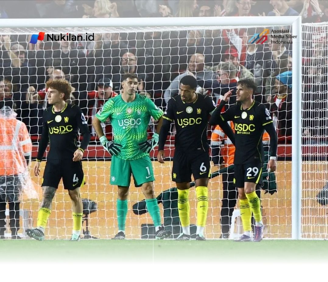 Chelsea Tumbang 0-3 dari Brentford. (Foto: Action Images via Reuters/Peter Cziborra)
