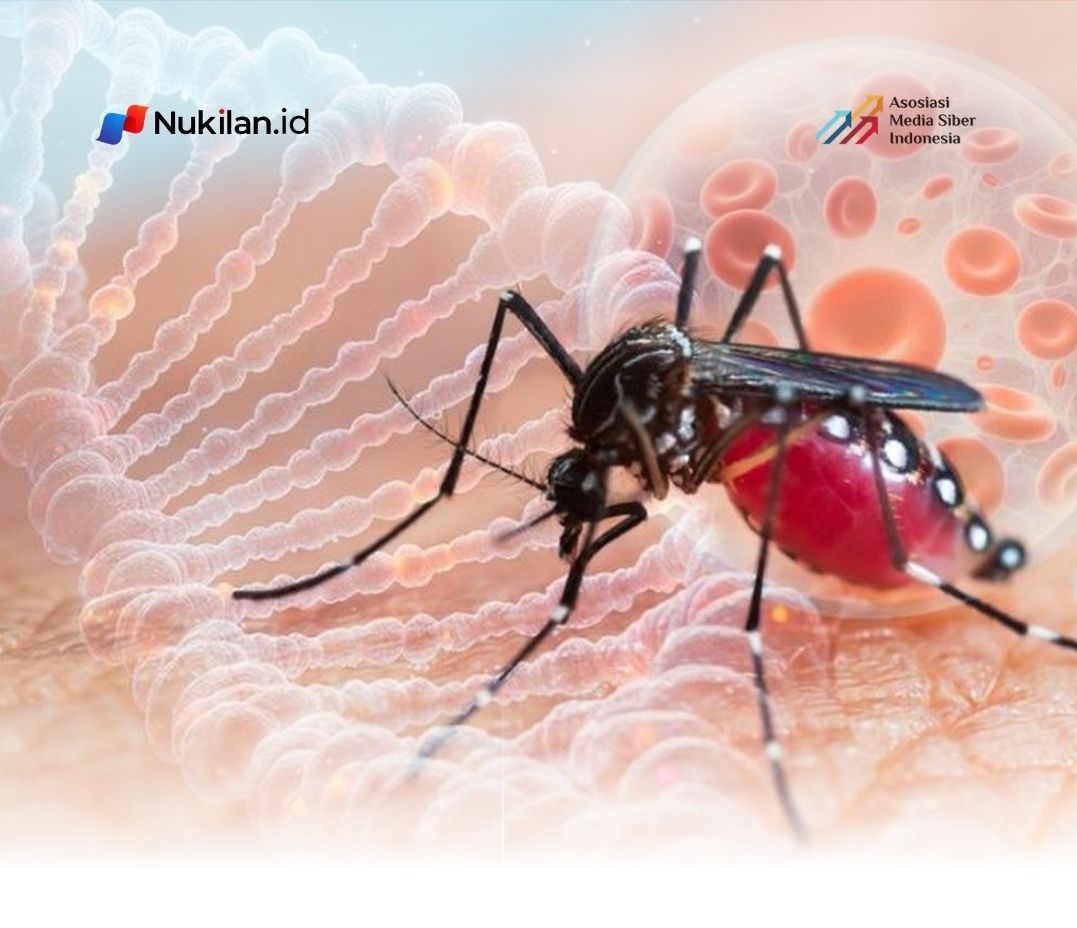 Ilustrasi nyamuk Aedes aegypti penyebab demam berdarah dengue.(FOTO: Dok. Shutterstock/ frank60)