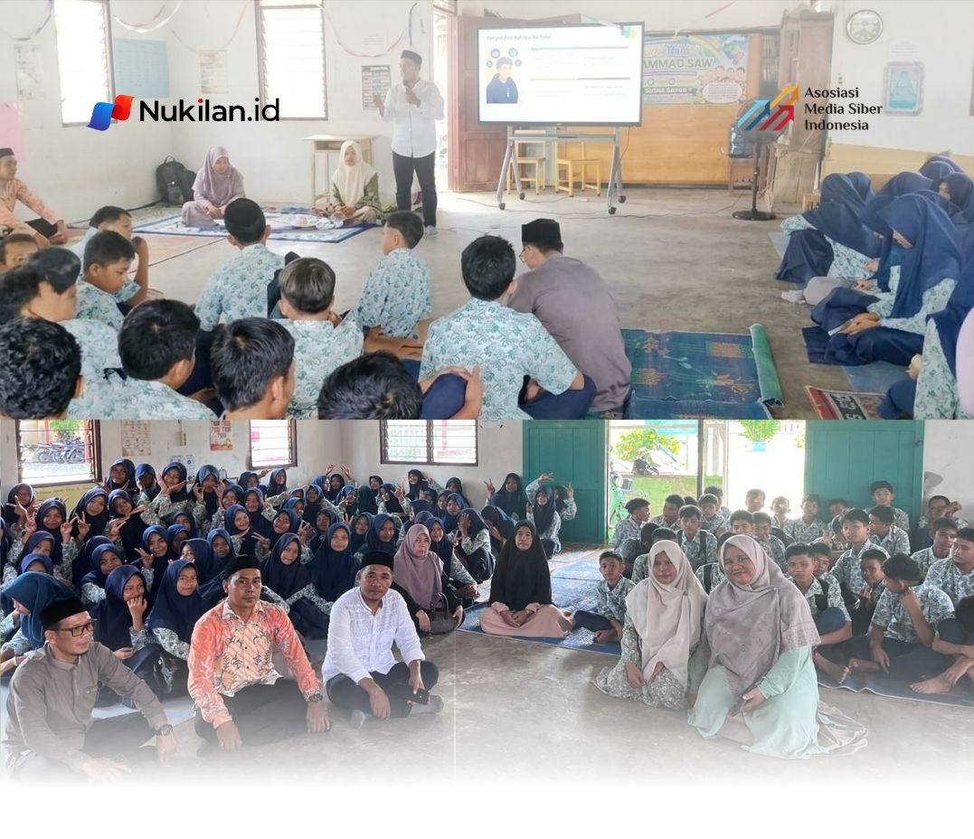 Penyuluh Agama Islam KUA Kecamatan Kluet Timur melaksanakan kegiatan penyuluhan keagamaan dan edukasi bagi peserta didik SMP Negeri 1 Kluet Timur, Jumat (25/9/2026). (Foto: For Nukilan)