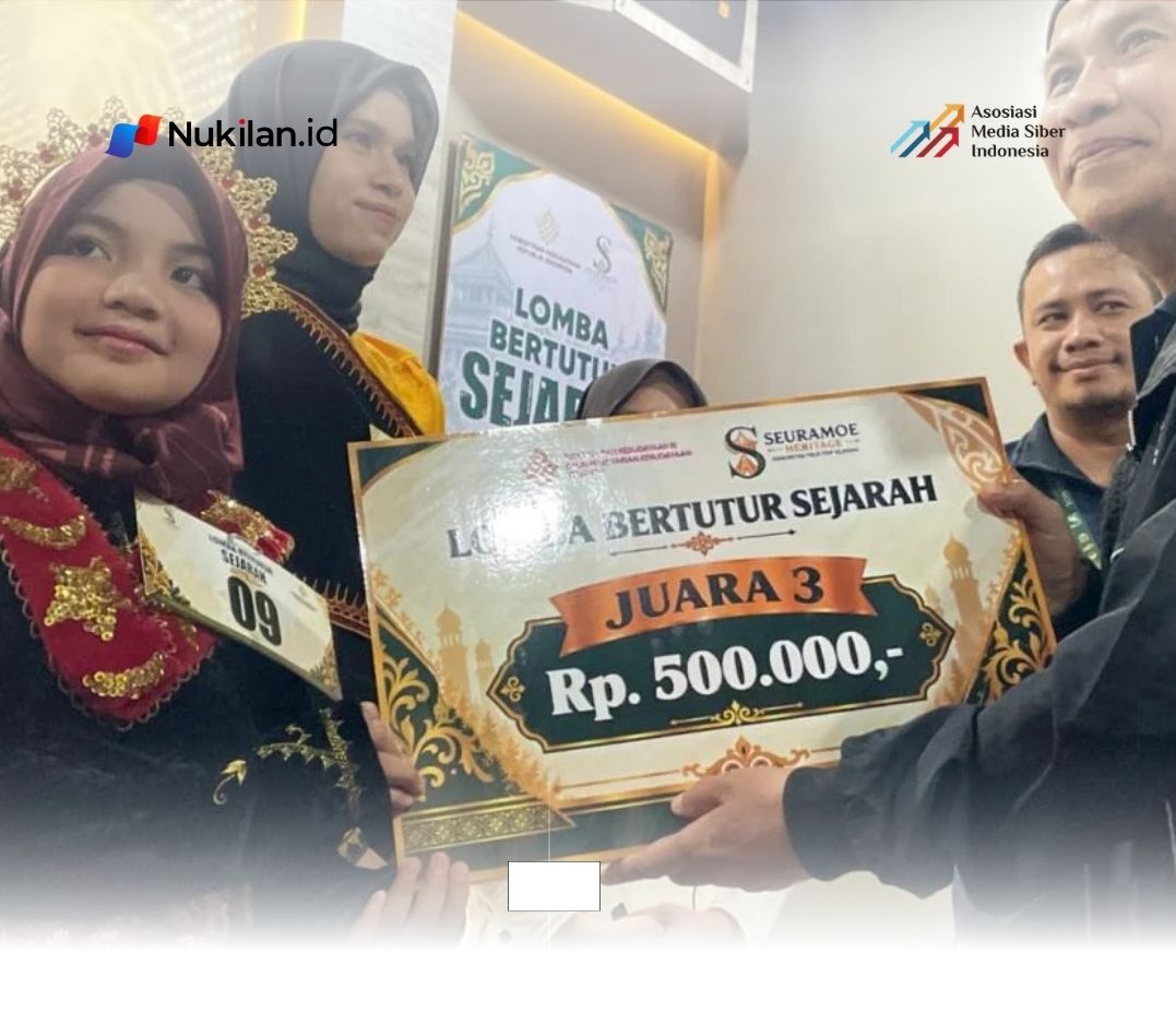 Siswa SD Muhammadiyah 2 Kota Banda Aceh berhasil meraih Juara 3 dalam ajang Bertutur Sejarah yang digelar Komunitas Seuramoe Heritage pada Ahad (27/9/2026). (Foto: For Nukilan)