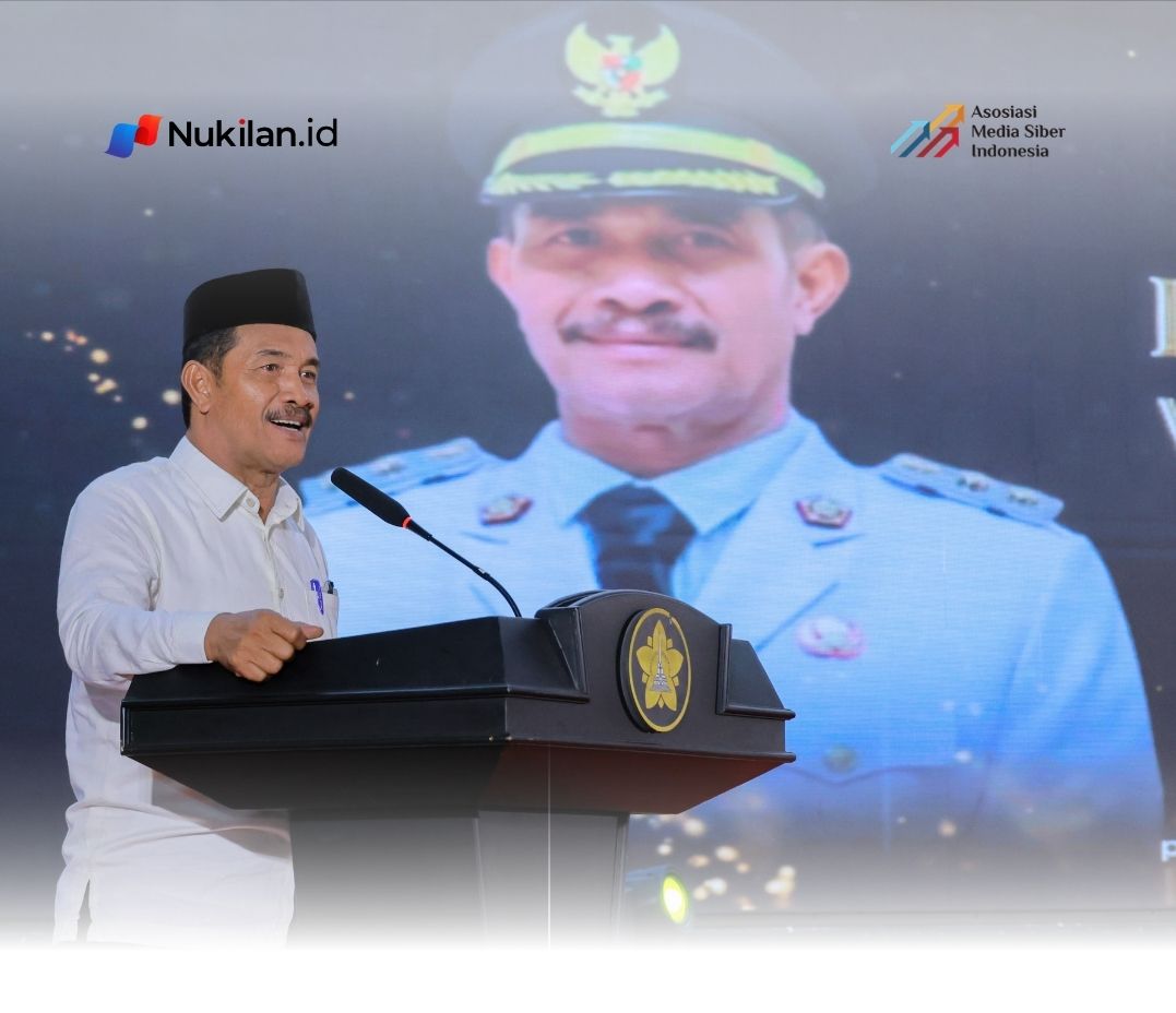 Wakil Bupati Aceh Besar Drs. Syukri A. Jalil ketika membuka Musyawarah Besar Himpunan Mahasiswa Aceh Besar (HIMAB) 2026 di AAC Dayan Dawood, Ahad malam, 20 September 2026. (FOTO: NUKILAN.ID)