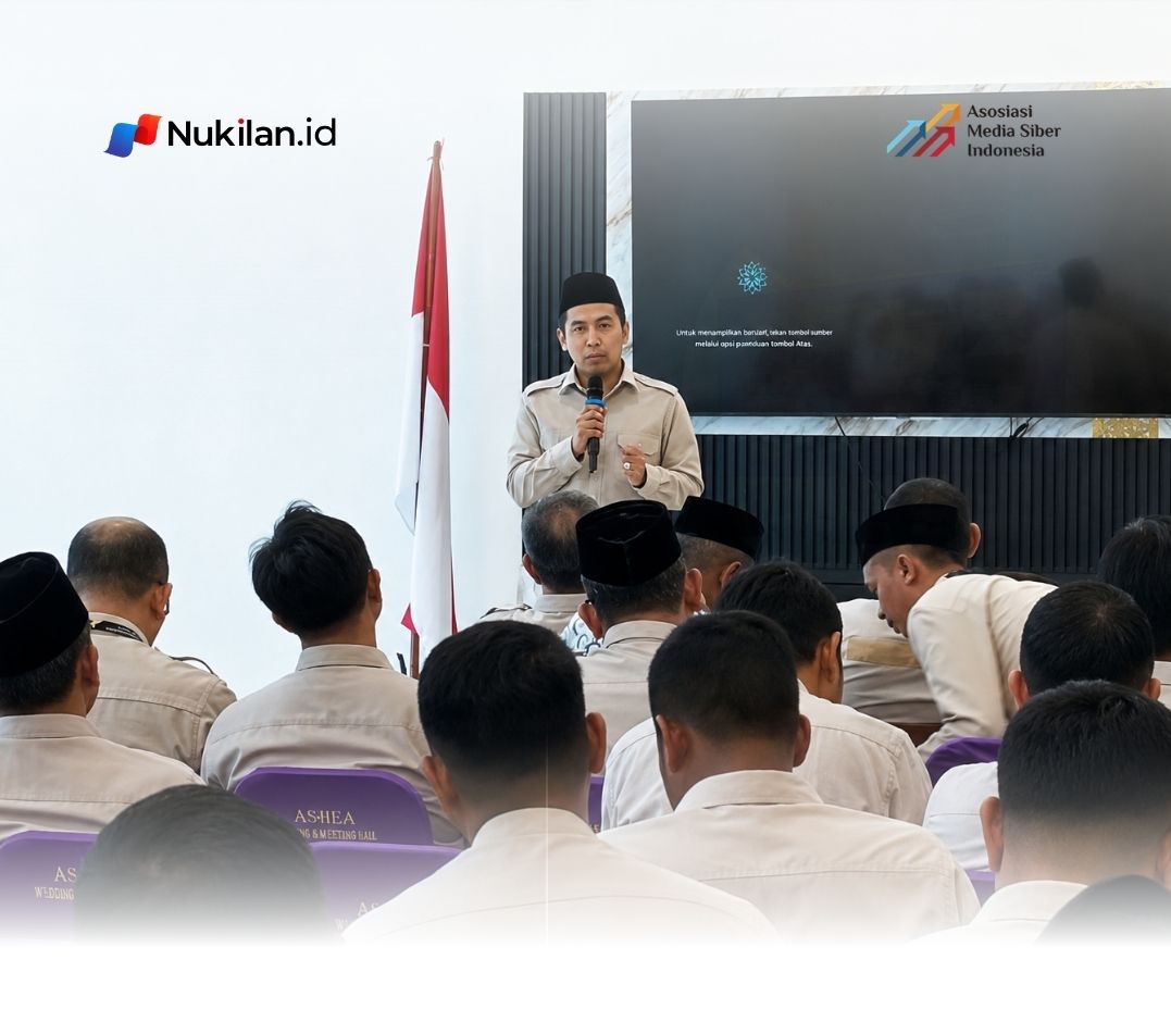 Direktur Jenderal Pengembangan Ekosistem Ekonomi Haji dan Umrah (PE2HU) Kementerian Haji dan Umrah, Jaenal Effendi, saat memberikan pembinaan kepada aparatur sipil negara (ASN) dan pegawai pemerintah dengan perjanjian kerja (PPPK) di lingkungan Kementerian Haji dan Umrah Provinsi Aceh, Rabu, 2 September 2026. (Foto: For Nukilan)