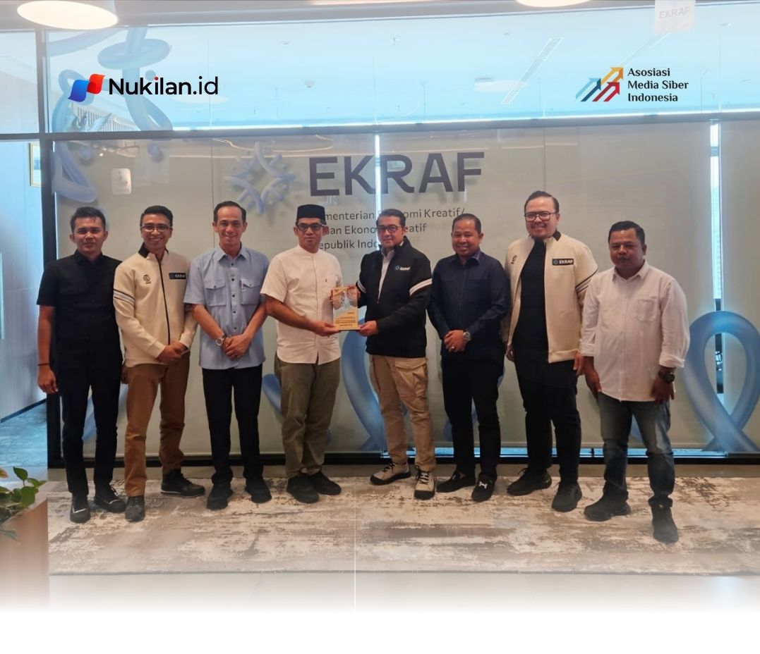 Kunjungan kerja Kepala Dinas Pendidikan Dayah Aceh, Muhsin, ke Kantor Kementerian Ekonomi Kreatif RI di Jakarta, Jumat (4/9/2026). (Foto: For Nukilan)