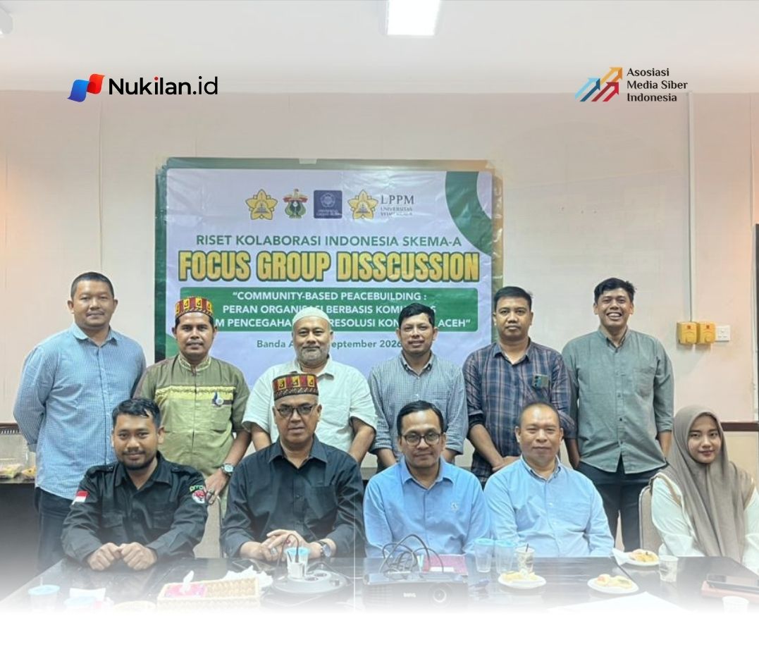 Focus Group Discussion (FGD) lintas generasi yang digelar peneliti Universitas Syiah Kuala (USK) melalui Skema-A Riset Kolaborasi Indonesia (RKI) lintas perguruan tinggi bersama Universitas Gadjah Mada (UGM) dan Universitas Hasanuddin (UNHAS). (Foto: For Nukilan)