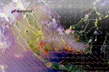 Pemantauan citra satelit Himawari-9. (Foto: Dok. BMKG)