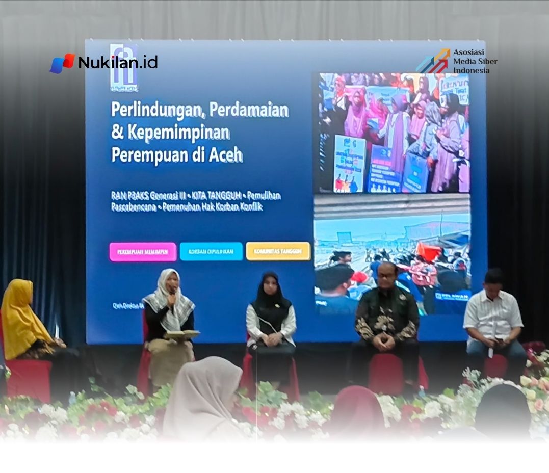 Pemutaran Inong Peudame-Together, We Were Brave dan Dialog Kebijakan tentang Kepemimpinan Perempuan untuk Perdamaian, Aksi Kemanusiaan, dan Aceh Tangguh, Rabu (30/9/2026). (Foto: Nukilan/Tibrani)