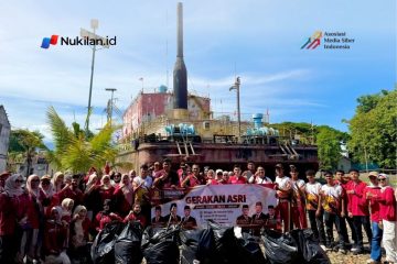 Dewan Pimpinan Cabang (DPC) Partai Gerindra Kota Banda Aceh menggelar aksi gotong royong di kawasan objek wisata Kapal PLTD Apung, Gampong Punge Blang Cut, Banda Aceh, Minggu (4/10/2026). (Foto: DPC Gerindra Banda Aceh)
