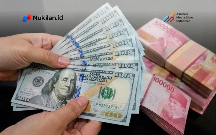 Ilustrasi Dolar dan Rupiah. (Foto: Net)