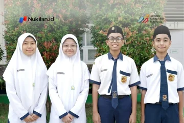 Empat siswa MTsN 1 Model Banda Aceh melanjutkan perjuangan di Olimpiade Madrasah Indonesia (OMI) jenjang MTs/SMP tingkat Provinsi Aceh setelah sebelumnya berhasil menjadi wakil Kota Banda Aceh. (Foto: For Nukilan)