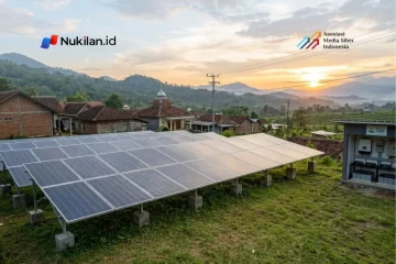 Konsep wakaf dikembangkan dalam bentuk pemanfaatan energi bersih melalui pemasangan panel surya untuk memenuhi kebutuhan listrik Masjid Nurul Iman di Desa Babo. (Foto: bwi.go.id)