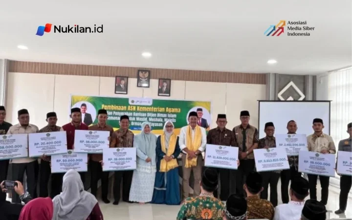 Direktur Ditjen Bimas Islam Kunjungi Kankemenag Aceh Tamiang dan Beri Bantuan Tahap II Pascabencana. 7 Oktober 2026. (Foto: Kemenag Aceh)