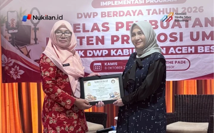 DWP Aceh Besar Latih Anggota Membuat Konten Promosi UMKM