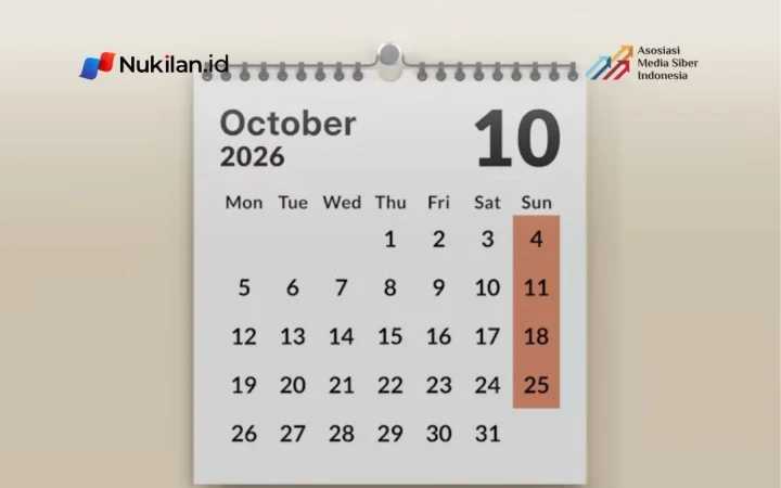 Ilustrasi 10 Oktober 2026. (Foto: unsplash.com)