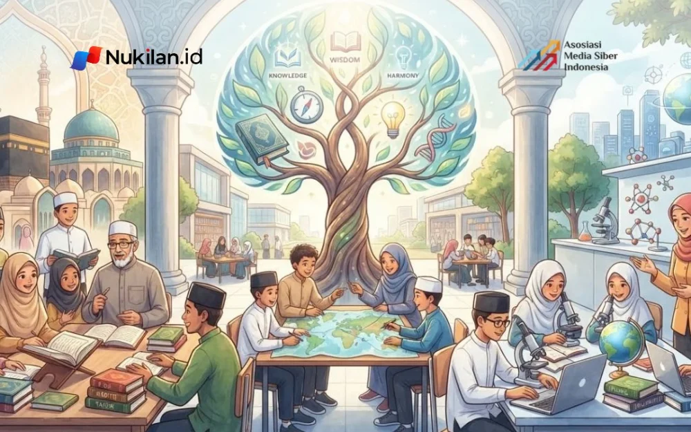 Ilustrasi kurikulum terintegrasi. (Foto: Gemini AI)