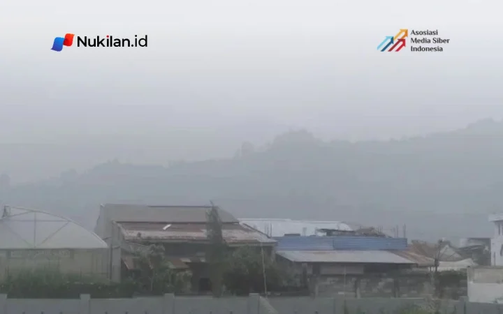 Kabut asap yang terlihat di langit Takengon, Kabupaten Aceh Tengah, Kamis 15 Oktober 2026.(Foto: RRI/Fitra J)