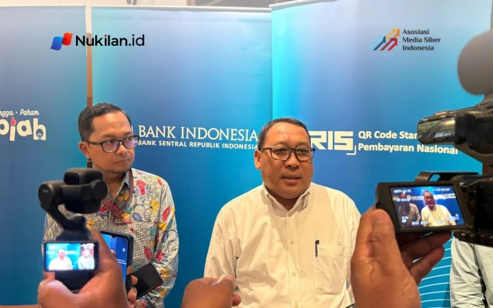 Kepala Perwakilan Bank Indonesia (BI) Provinsi Aceh, Agus Chusaini usai kegiatan Bincang Bincang Media (BBM) di Banda Aceh, pada Senin 5 Oktober 2026. (Foto: Nukilan/Rezi)