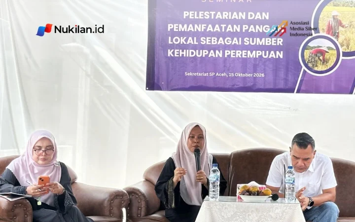 Kegiatan Temu Perempuan Akar Rumput yang berlangsung di sekretariat Solidaritas Perempuan Bungoeng Jeumpa Aceh, Banda Aceh, Kamis 15 Oktober 2026. (Foto: Nukilan/Rezi)