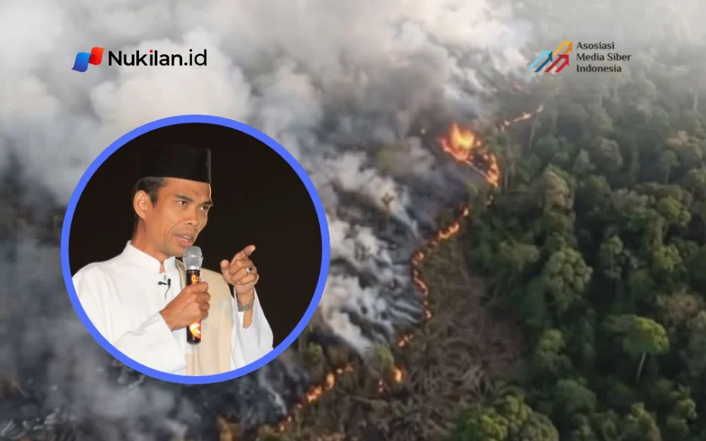 Ustaz Abdul Somad Murka soal Karhutla. (Foto: Nukilan)