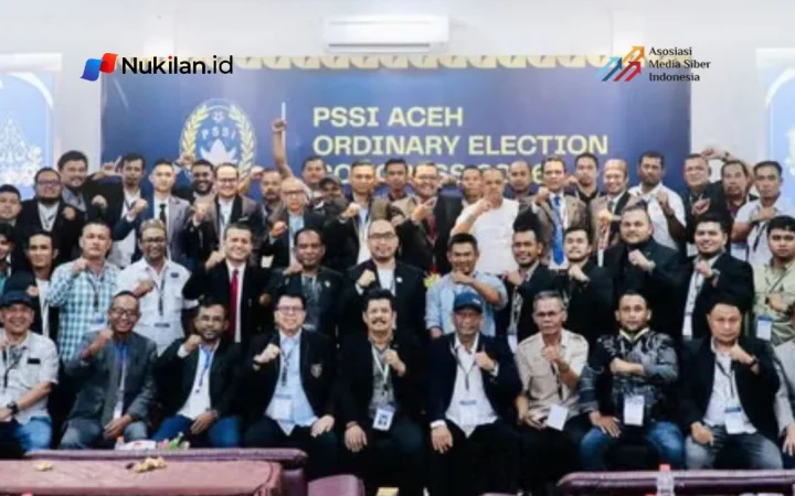 Sebanyak 33 anggota PSSI Aceh menyampaikan pernyataan sikap kepada PSSI Pusat untuk mempertanyakan kejelasan hasil Kongres Pemilihan PSSI Aceh yang berlangsung di Sigli, Kabupaten Pidie, pada 3 Oktober 2026. (FOTO: FOR NUKILAN)