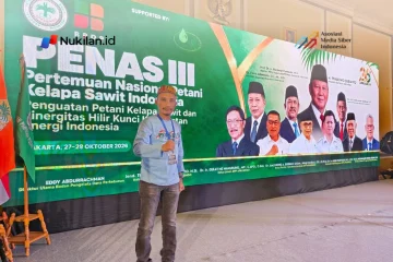 Pelaksana Tugas (Plt.) Ketua DPD Asosiasi Petani Kelapa Sawit Indonesia (APKASINDO) Aceh Selatan, Adi Darmawan, S.Sos., menghadiri Pertemuan Nasional Petani Kelapa Sawit Indonesia (PENAS) III yang berlangsung di Hotel Menara Peninsula, Jakarta, Rabu (28/10/2026). (Foto: For Nukilan)