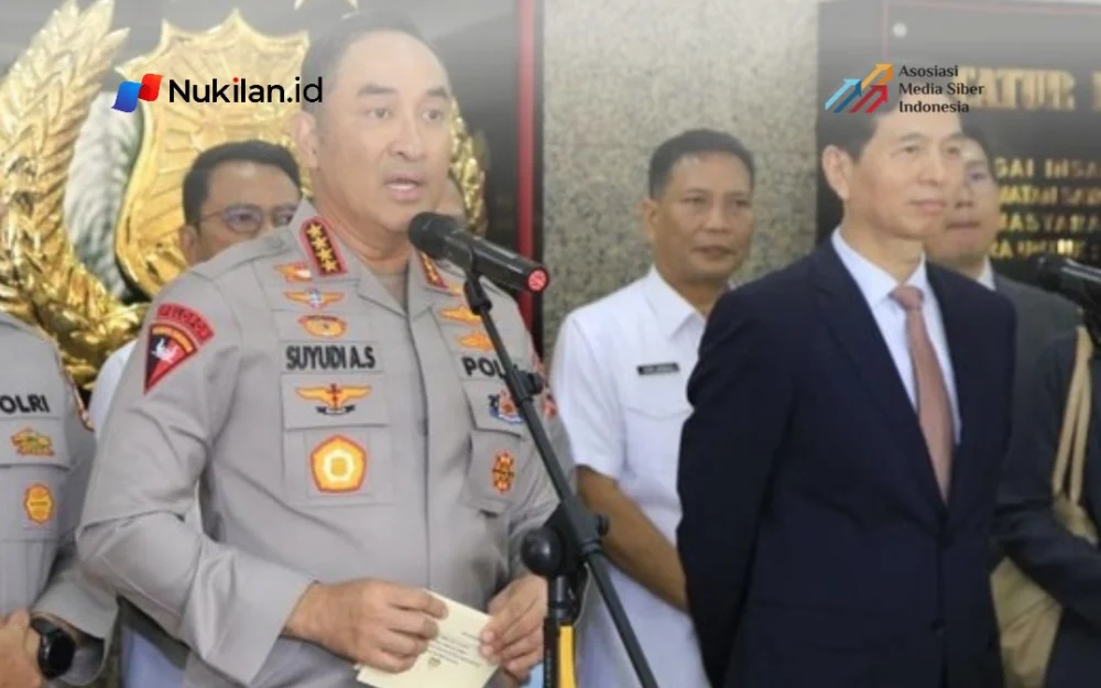 Kapolri Jenderal Suyudi Ario Seto menerima kunjungan delegasi Kementerian Keamanan Publik Republik Rakyat China (Ministry of Public Security/MPS) di Markas Besar Polri, Jakarta Selatan, Rabu (28/10/2026). (Foto: Polri)
