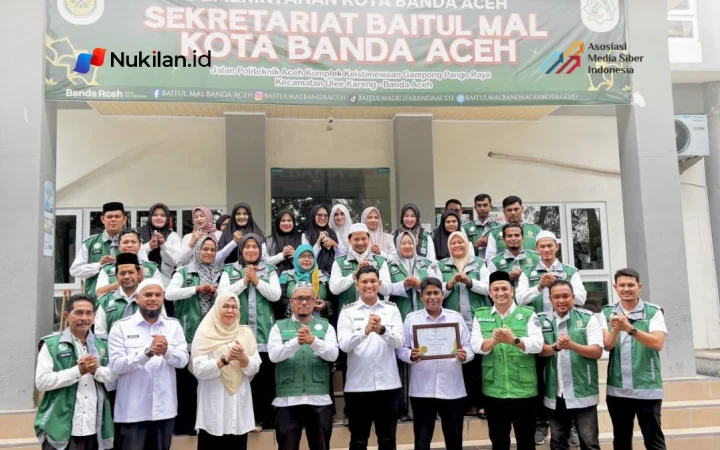 Wakil Wali Kota Banda Aceh, Afhdal Khalilullah, B.Sc (Hons), M.T., menghadiri pelepasan petugas lapangan sekaligus menyematkan rompi kepada tim yang bertugas melakukan survei calon penerima bantuan rumah layak huni, Rabu (28/10/2026). (Foto: For Nukilan)