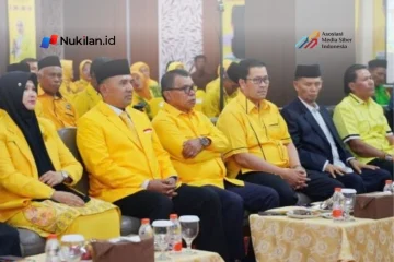 Bupati Aceh Tengah, Drs. Haili Yoga, M.Si., menghadiri pembukaan Musyawarah Daerah (Musda) XI Partai Golongan Karya (Golkar) Kabupaten Aceh Tengah yang berlangsung di Hotel Grand Bayu Hill Takengon, Sabtu (10/10/2026). (FOTO: HUMAS AT)