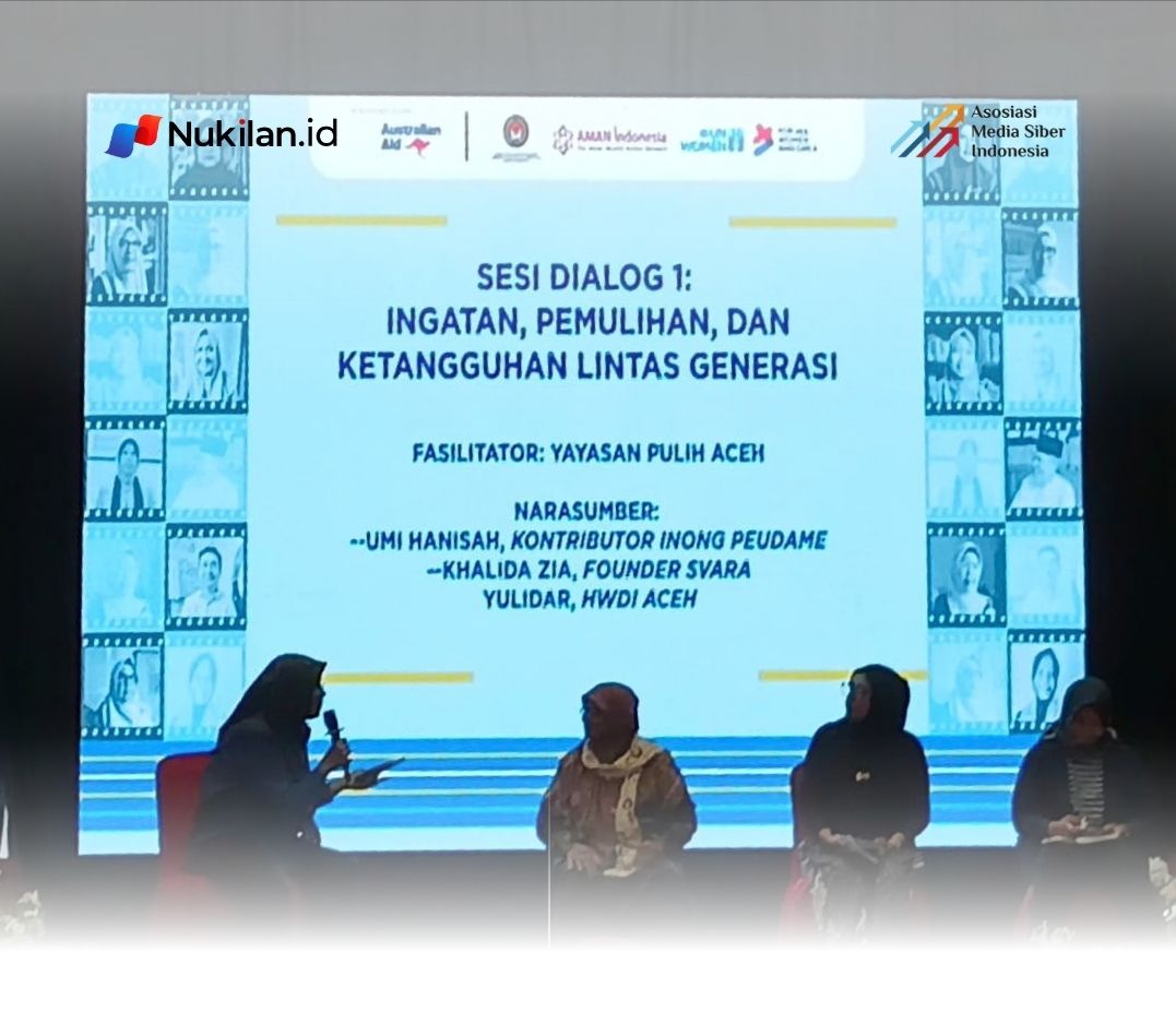Kegiatan Dialog bertema Pemutaran Inong Peudame-Together, We Were Brave. (Foto: Nukilan/Tibrani)