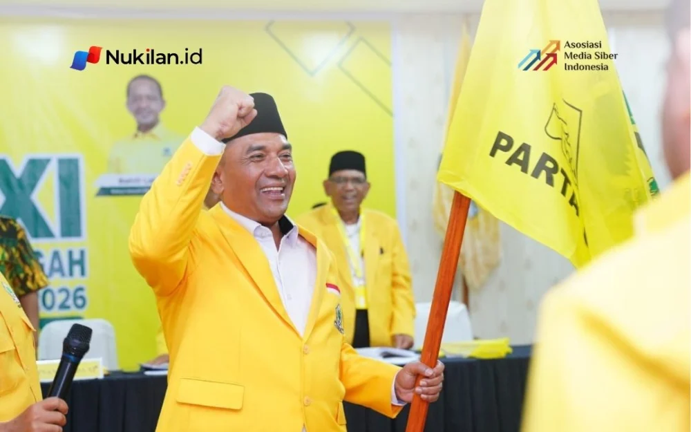 Muchsin Hasan kembali terpilih sebagai Ketua DPD II Partai Golongan Karya (Golkar) Kabupaten Aceh Tengah untuk masa jabatan 2026–2031. Ia ditetapkan sebagai ketua secara aklamasi dalam Musyawarah Daerah (Musda) XI Golkar Aceh Tengah yang digelar pada Sabtu (10/10/2026). (FOTO: IST)