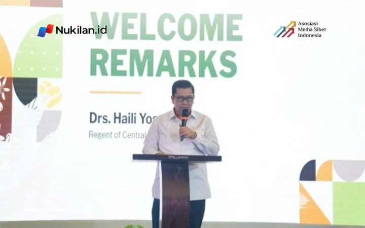 Bupati Aceh Tengah, Drs. Haili Yoga, M.Si., menghadiri Master Trainer National Meeting 2026 yang diselenggarakan Sustainable Coffee Platform of Indonesia (SCOPI) bersama The International Islamic Trade Finance Corporation (ITFC) di Hotel Grand Mutiara, Kecamatan Berastagi, Kabupaten Karo, Sumatera Utara, Selasa (20/10/2026). (FOTO: HUMAS AT)