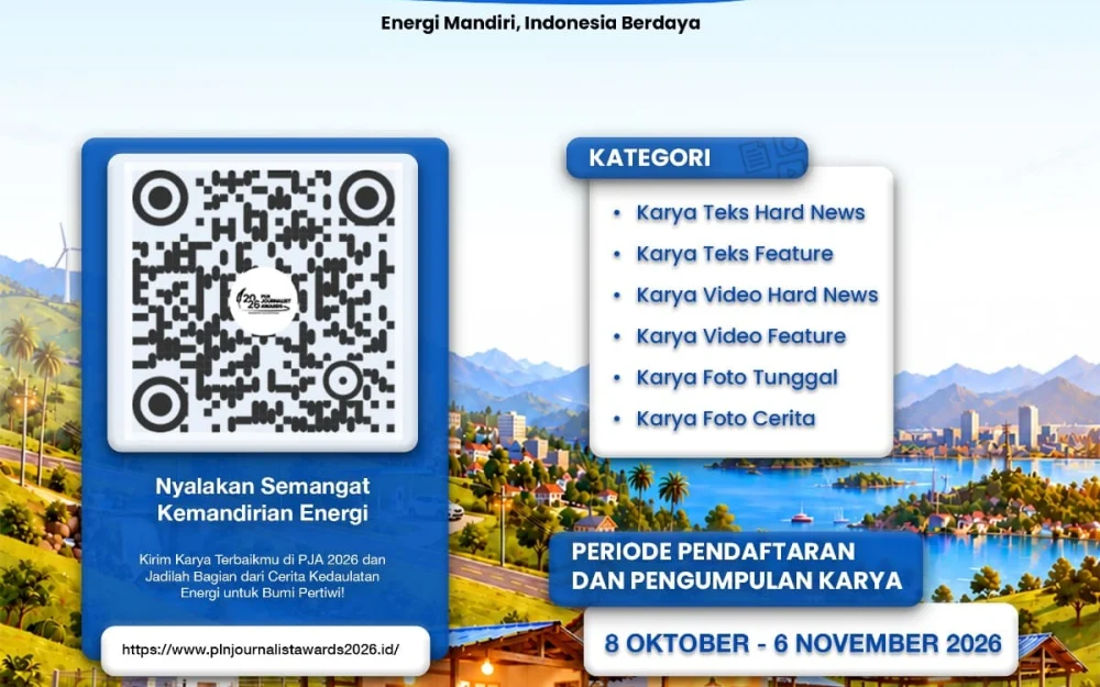 Pengumuman lomba PLN Journalist Awards. (Foto: Dok PLN)