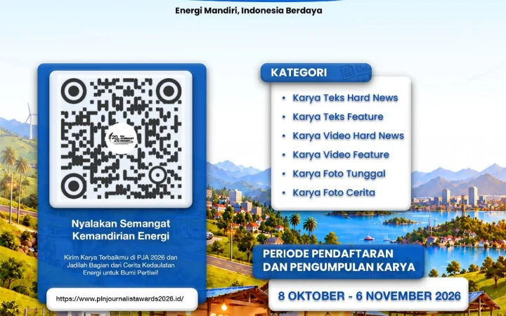 Pengumuman lomba PLN Journalist Awards. (Foto: Dok PLN)