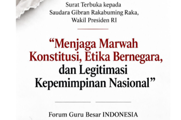 Surat terbuka Forum Guru Besar Indonesia kepada Wakil Presiden RI, Gibran Rakabuming Raka. (Foto: Tangkapan layar)