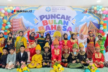 Mengenal Indonesia bukan sekadar menghafal nama daerah, tetapi belajar menghargai keberagaman dan memahami makna persatuan. Semangat inilah yang mewarnai peringatan Bulan Bahasa 2026 di SDIT Nurul Fikri Aceh, Kamis (29/10/2026). (Foto: For Nukilan)